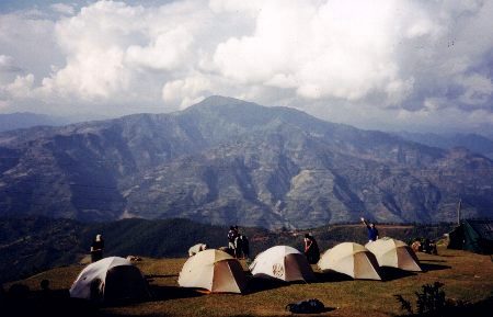 Our tent site.