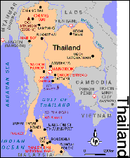 Click to see big map of Thailand.