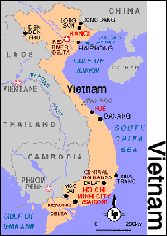 Click to see big map of Vietnam.